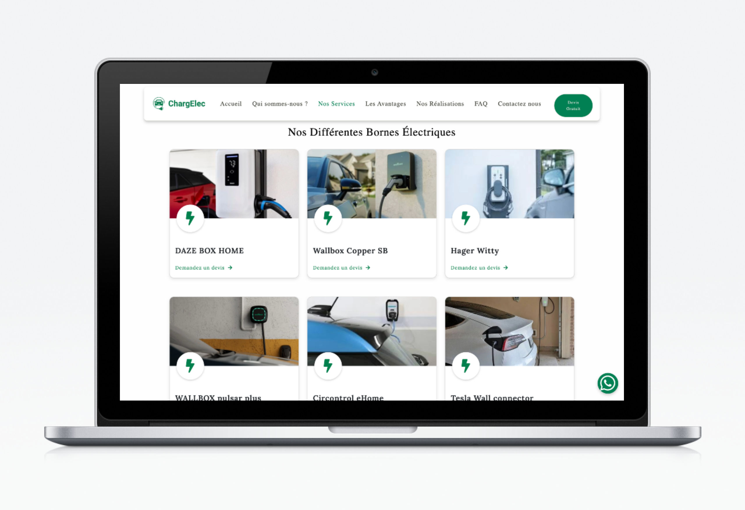 Site Web : ChargElec