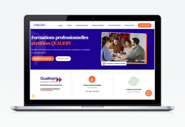 Site Web : Londe de Com Formation