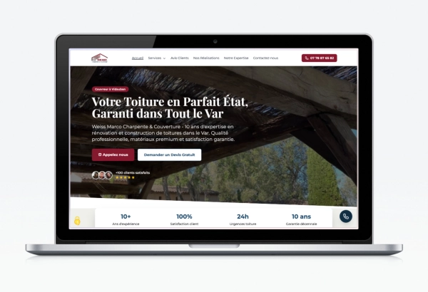 Site Web : Weiss Marco Charpente & Couverture