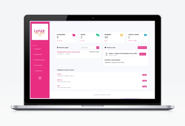 Site Web : Londe de Com CRM