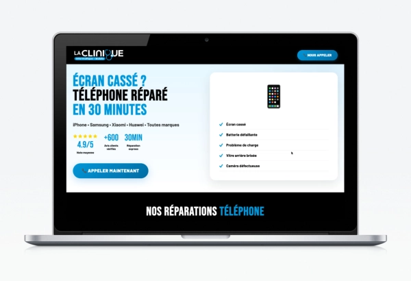 Site Web : La Clinique Mobile & Informatique