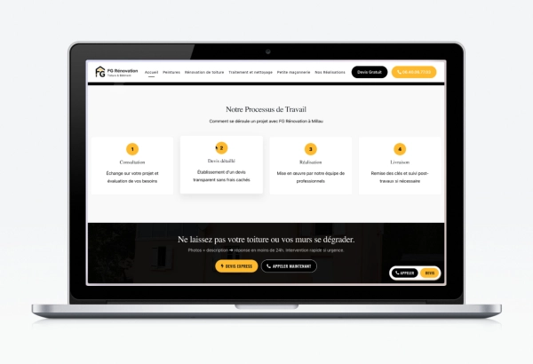 Site Web : FG Rénovation