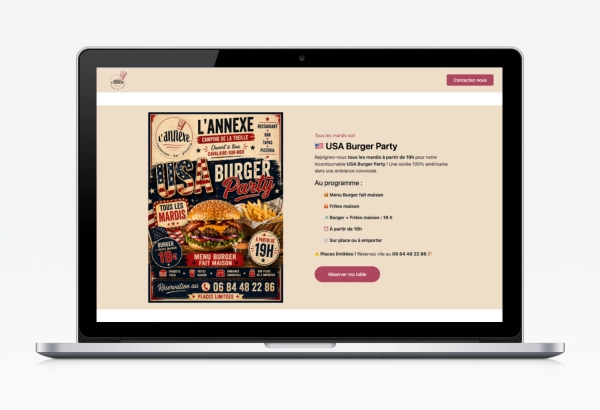 Site Web : L'annexe