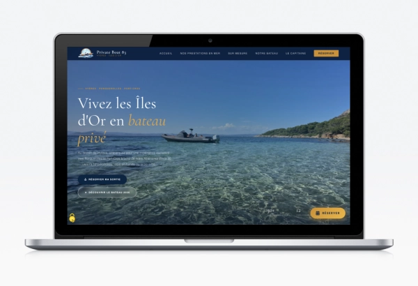 Site Web : Private Boat 83