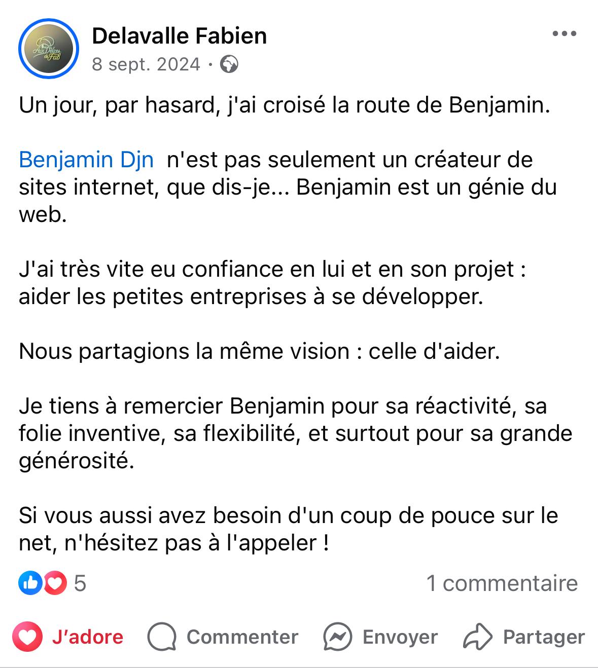 Témoignage Fabien